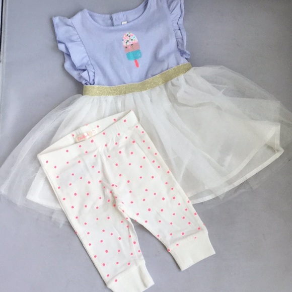 Billieblush Other - BillieBlush Dress/Leggings 6/9 M new